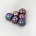 Snh Peacock Color 7.5-8mm Fashion Round Pearl Loose Beads